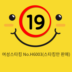 여성스타킹 No.H6003(스타킹만 판매)